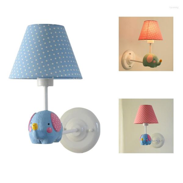 Wandleuchte Baby Schlafzimmer Cartoon Tier Licht Nachttisch Kind Kinder Kinderzimmer Kleiner Elefant Für