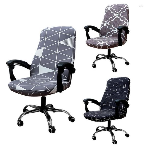 Fodere per sedie Spandex Universal Home Study Office Stretch Elastic Cover AntiSlip Poltrona Housse De Chaise