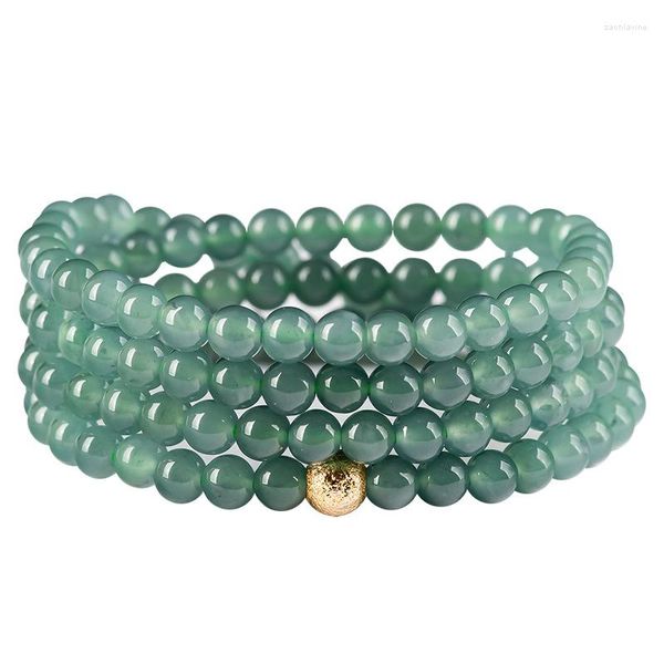 Ketten birmanische Jade -Perlen Halskette Jadeit Natural Halsketten Charme geschnitzten Reiz Mann Emerald Blue Amulett Edelstein Schmuck Schmuck