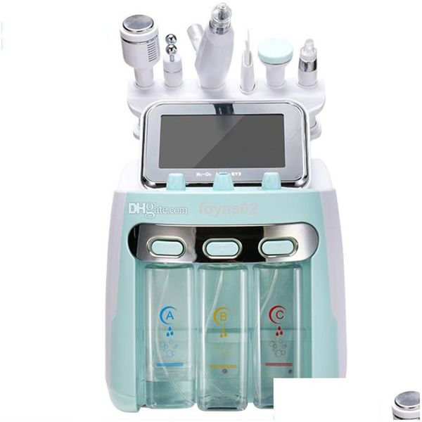 Altri articoli per la bellezza della salute 6/7 in 1 Trasonic Cavitation Oxygen Hydro Dermobrasion Facial Hine Water Aqua Spray Gun Rf Microdermabra