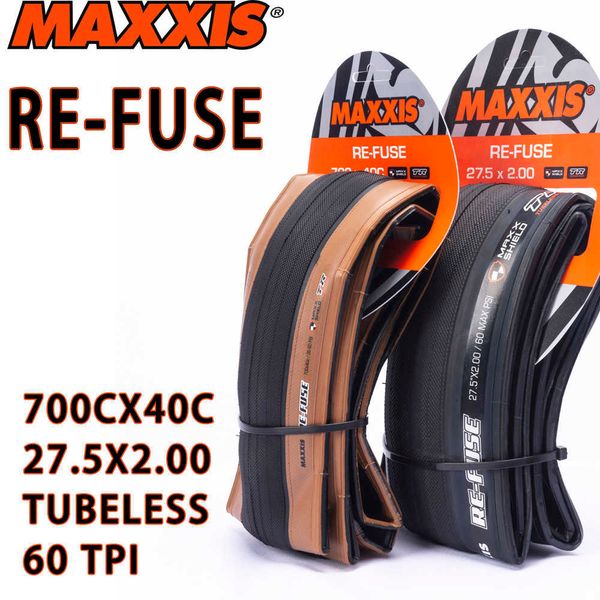 Pneus de bicicleta maxxis re-fuse (m200ru) bicicletas de montanha kevlar 27.5x2.0 do pneu de treinamento de bicicleta MTB Bike 0213