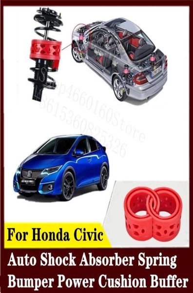 Для Honda Civic 2pcs Высококачественный передний или задний автомобильный амортизатор пружинный бампер Power Power Autobuffers Cash Cushion urethane8290671