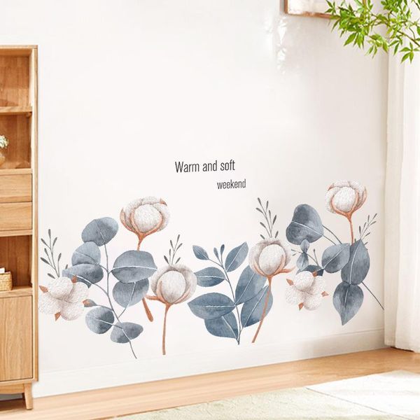 Adesivi da parete Filiali di cotone Pvc per decorazioni per corridoio per scale ARTICOLO ARTE Murales Remaliche della camera da letto rimovibili