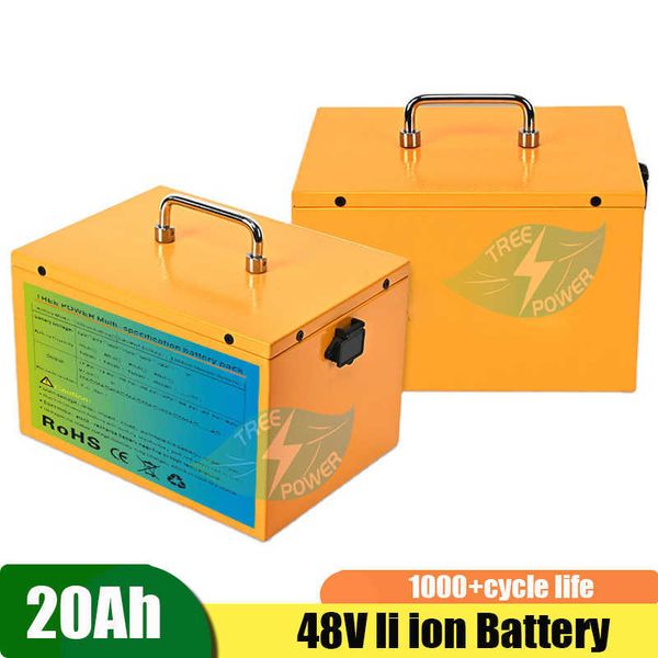 Bateria de íons de lítio de 48V 20Ah com bateria de li-íon bmike ebike scoote