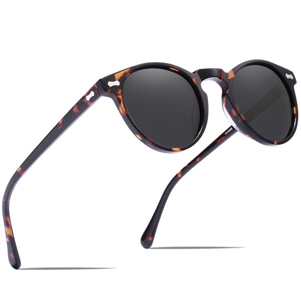 OOO Carfia Oval D 5288 Дизайнерские солнцезащитные очки для женщин мужчины защита от ультрафиолета Ататная смола 3 цвета с коробкой