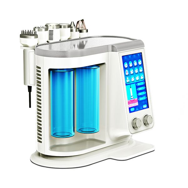 Andere Schönheitsgeräte Hydro-Dermabrasion Sauerstoff-Schönheitsmaschine Wasser-Hautpeeling Gesichtsreinigung RF-Facelift Kühlbehandlung Plasma-Ionen-Therapie LED-Gesichtsmaske