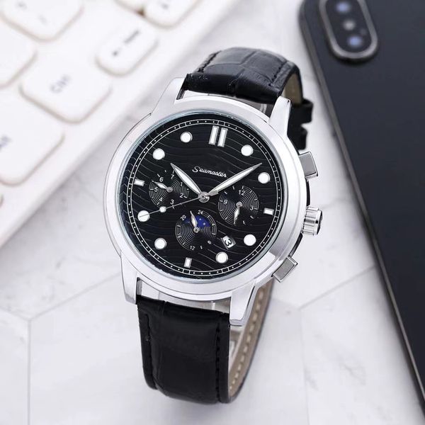 Ome Edelstahl Armbanduhren für Männer 2023 Neue Herren Uhren Alle Zifferblatt Funktion Automatische maschinen uhr Top Luxus Marke Uhr männer Mode v6