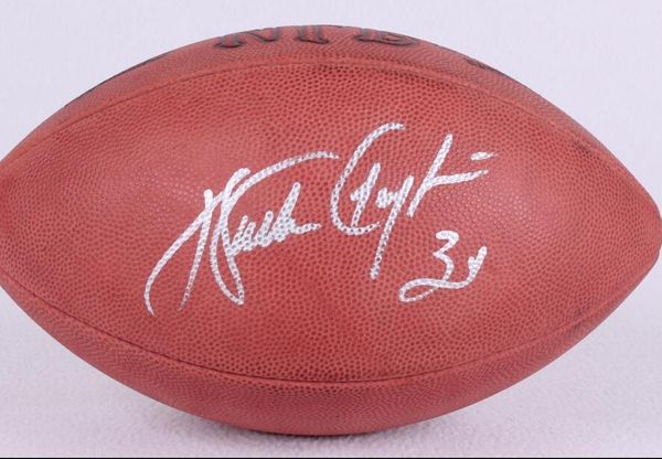 Payton KELCE MAHOMES Barkley MANNING WITTEN Autografato Firmato signatured signaturer auto Autografo Collezione da collezione sprots Cimeli del pallone da basket