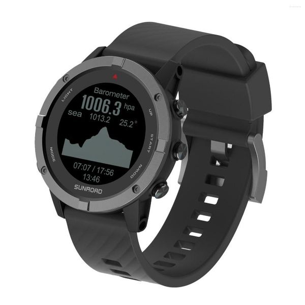 Нарученные часы Sunroad Men Digital Watch GPS Tracker Outdoor Sports Fitness Нарученные на наручных часах Водонепроницаемые часы Hombre