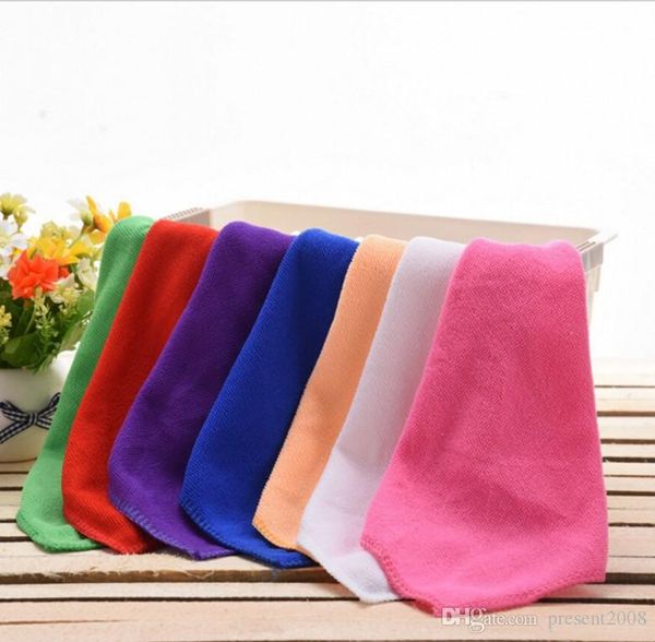 toalhas de microfibra coloridas toalhas est￩reis, microfibra de limpeza de toalhas de lavagem de pano de pano de pano de pano de lavar toalhas limpas