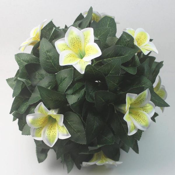 Dekorative Blumen, 1 Stück, 25 cm, 30 cm, künstliche Seidenblume, Lilie, küssendes Gras, Kugeln, Blumenstrauß, Herzstück, Pomander, Party, Hochzeitsdekoration