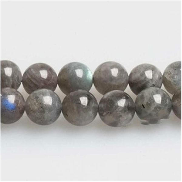 Stone 8mm Grado naturale Blu Labradorite rotonde perle sciolte 15 filo 4 6 8 10 12 mm Piccolo per la consegna a goccia di gioielli Dhgarden DHNTC