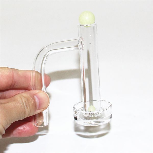 Narghilè Contral Tower Terp Slurper Blender Quartz Banger con tappo a bolle in marmo di vetro Perle Ball Flat Top Nails per acqua Bong Dab Rigs