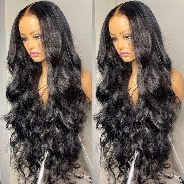 Haarband 30 32 Zoll Body Wave Lace Human s HD 13X4 4x4 Transparent Frontal Clre Brasilianisches Remy für Frauen 230214