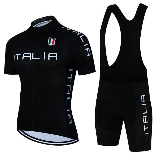 Maglia da ciclismo Set ITALIA Team Maglia da ciclismo Set MTB Bicicletta Bici Pantaloncini traspiranti Abbigliamento Tuta da ciclismo 20D GEL 230213