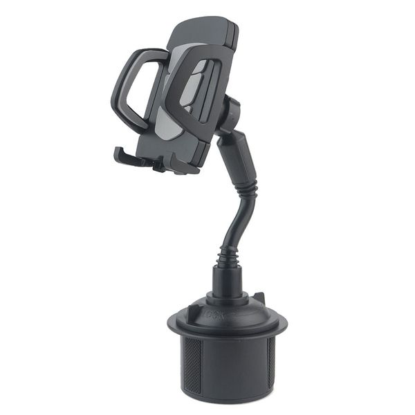 Araba Su Kupası Tutucu Cep Telefonu Universal Mount Bracket Cradles Apple iPhone 14 Pro Max Xiaomi Samsung için Ayarlanabilir Goopeneck Tutucu