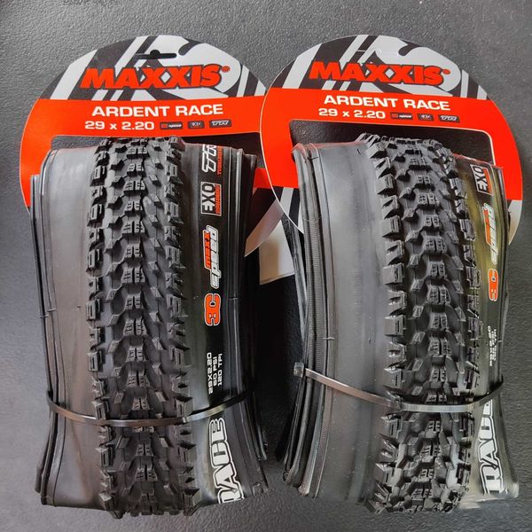 Pneus de bicicleta Maxxis Ardent Race (M329RU) Pneu de bicicleta sem câmara 29x2.2 3C Exo TR 27.5X2.2 EXO TR Pneu dobrável de bicicleta MTB HKD230712