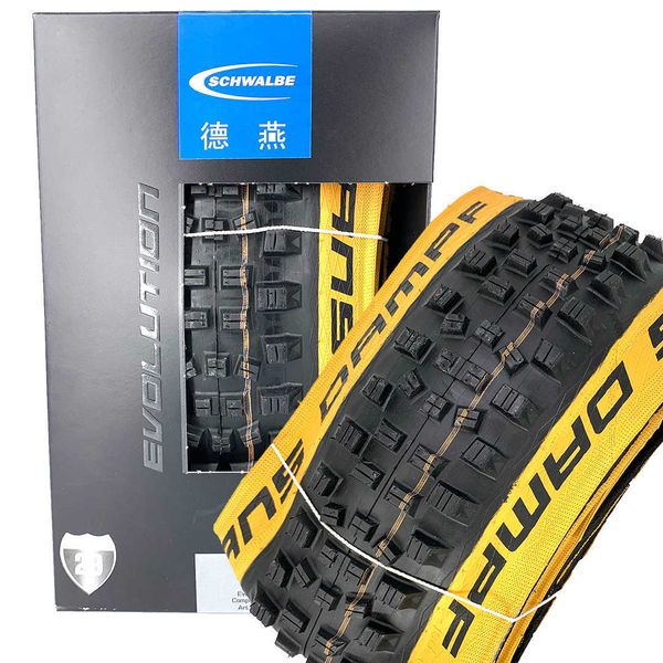 Pneus schwalbe hans dampf 60-622 29x2.35 pneus de bicicleta dobrável Snakeskin evo tubless tle mountain bike pneu mtb peças de ciclismo 0213