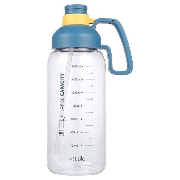 Wasserflasche, 1,8 l, große Kapazität, tragbar, für Sport, Outdoor, Camping, Radfahren, Fitnessstudio, Flaschen 2023