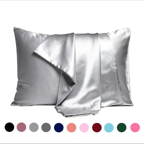 Подушка имитация шелковая наволочка корпуса с твердыми подушками для спальни декоративная наволочка диван диван.