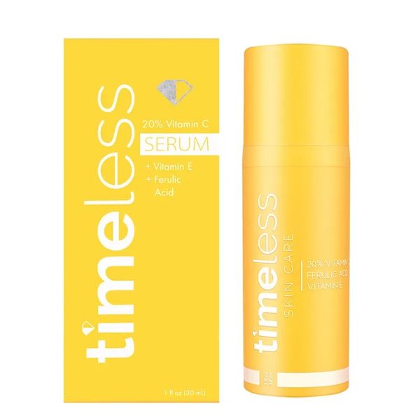 Sérum Timeless 30ml 20% VITAMINA C E Ferulic Sérum Skin Moisturize Bright Skin Care Loção Facial Essência 1fl.oz Maquiagem