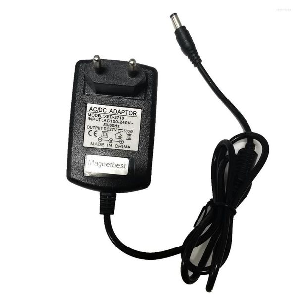 Cavi per computer Adattatore da muro per alimentatore CA CC 27 V 500 mA 0,5 A/ 1 A Convertitore da 100-240 V 220 V a 27 Volt 0,5 A-1 A 5,5 mm 2,5 mm