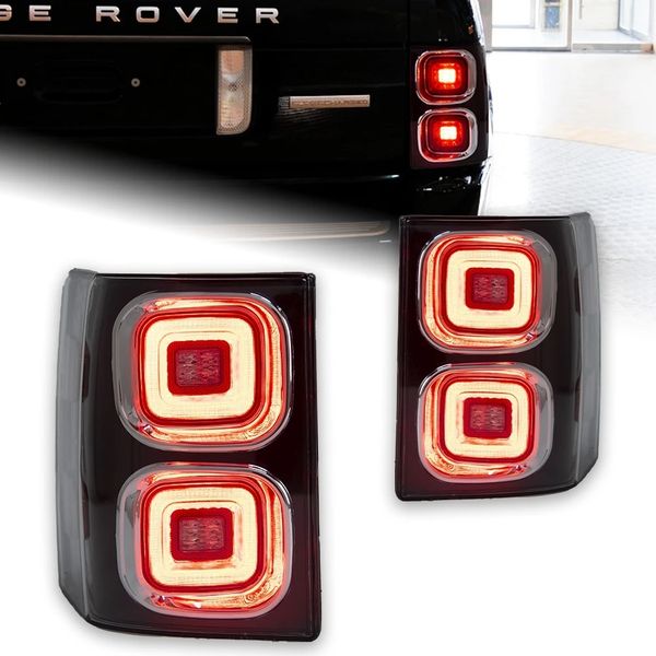 Творская лампа для стиля автомобиля для Land Rover Range Rover Tail Lights 2002-2012 Светодиодный хвостовой светодиод