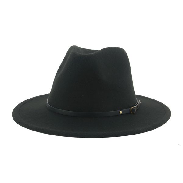 Cappelli a tesa larga Secchiello per donna Uomo Cappello invernale Feltro Fedora Abito di lusso Matrimonio formale Cappellini jazz Chapeau Femme 230214