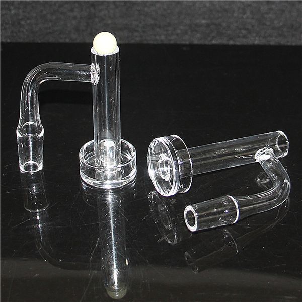 Narghilè Auto Spinner Torre di controllo Bordo smussato Terp Slurper Banger al quarzo con pilastro in quarzo e tappo in carburatore in marmo di vetro 14mm maschio femmina per Dab Rigs Tubi dell'acqua