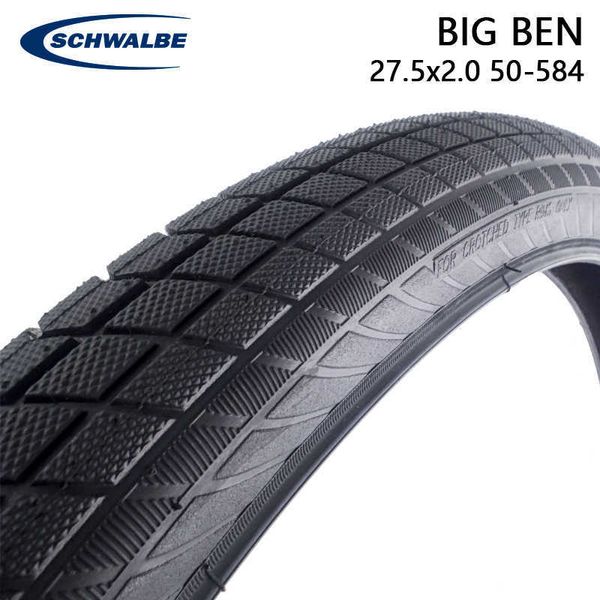 S Schwalbe Big Ben 27,5x2,00 50-584 Городской велосипед K-Guard Уровень 3 стальной проводной велосипед 27,5 дюйма 35-40 фунтов на квадратный дюйм шин 0213