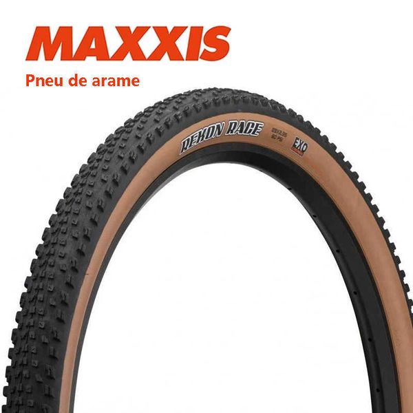 Maxxis pneu rekon Race 27.5x2.25/29x2.25 polegada Bike marrom preto Bike off-road Downhill Tires EXO Aço Fio MTB Bicycle pneus 0213