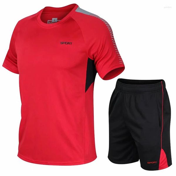 Lauf-Sets 2023 Männer Kinder Sportanzüge Schnell Trocken Jungen Und Mädchen Kleidung Jogger Training Gym Fitness Sportswear