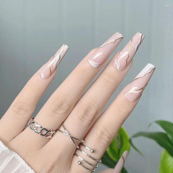 Ложные ногти 24pcs necipt nail