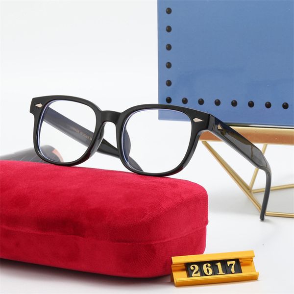 Lesebrille, umweltfreundliche Brille, Modebrille, 12 x 12 Rahmen, Sonnenbrille, Herren- und Damen-Sonnenbrille, 2617, Direktverkauf ab Werk, neue Flut, mehrfarbig, mit Box