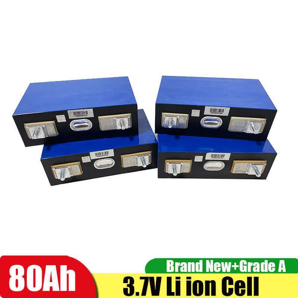 20pcs 3.7v 80Ah batteria agli ioni di litio cella agli ioni di litio per 36V 72V 80Ah 160Ah scooter bici accumulo di energia solare carrello da golf inverter