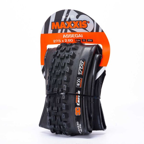 Pneus maxxis assegai dobrando pneu de bicicleta mtb 27.5x2.50/2.60 29x2.50/2.60 Original Mountain Bike Tire Trail Downhill Cycling Part 0213