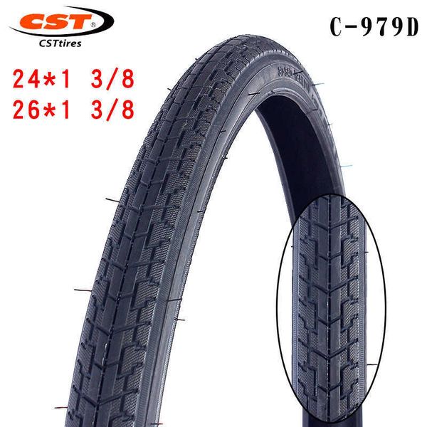 Copertoni per bici CST Mountain C979D 24 26 Inci Baja Kawat 24 26 27*1 3 / 8 Ban Sepeda Hold Out Anti-Selip 0213