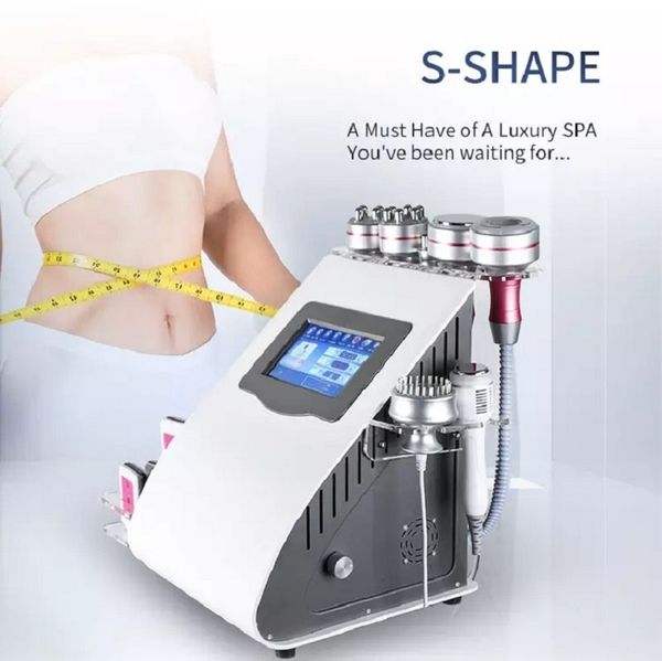 9 в 1 Lipo Laser Slimbing Massage Machine Антицеллюлитная кожа Снижение жира Удаление жира Анти-фринк-красота для спа-инструмента