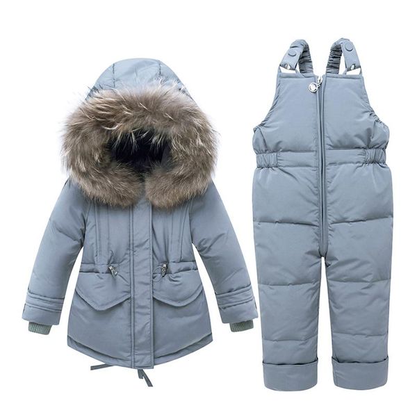 Cappotto Neonati maschi Parka Vestiti per ragazze Bambini Giù Bambini Tuta da neve calda Capispalla Pagliaccetto Set di abbigliamento Giacche invernali russe