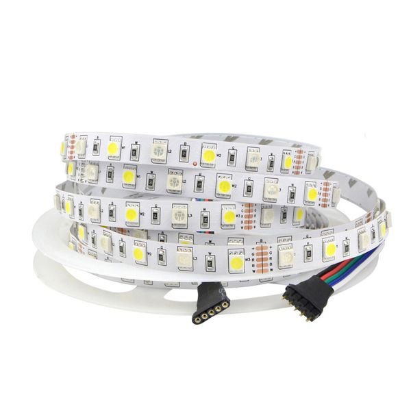 Strisce LED DC 12V 600 LED RGB 5050 SMD Strisce luminose RGBW impermeabili in custodia in silicone IP67 per feste di nozze Illuminazione a LED per esterni Crestech168