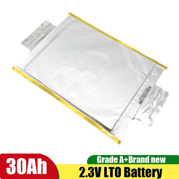 22pcs LTO 2.4v 30Ah batteria al litio titanato cellulare 2.3v 20C per confezione fai da te 12v 14.4v scorte di vita a lungo ciclo di alimentazione