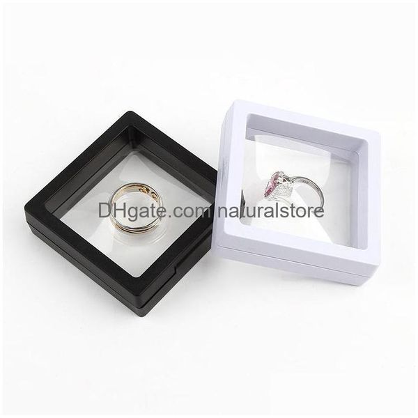 Schmuckständer Ring Anhänger Display Suspended Floating Case Schmuck Münzen Edelsteine Artefakte Halter Box für Frauen 94 Q2 Drop Delivery PA Dhhmz