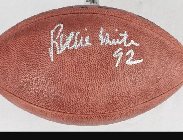 Reggie White Reid Tittle Watt EDELMAN Strahan Marino Polamalu Payton KELCE Autografado Assinado Assinado Assinatura autografado Bola de futebol colecionável