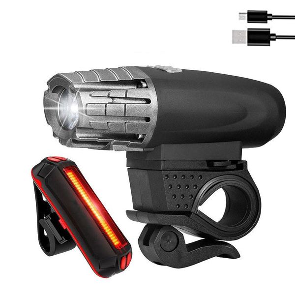 Велосипедные светильники велосипедные светильники 360 градусов оборудование USB -пополнение