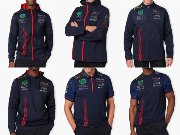 Neuer Formel-1-Rennpolo-Anzug, Team-Hoodie-Anpassung für Frühling und Herbst