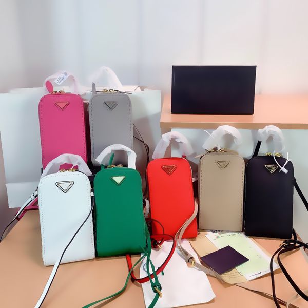 Mini borsa a tracolla borsa a tracolla P Designer Luxurys borsa per cellulare per iPhone 14 Pro Max 13P borse in nylon antiurto con scatola
