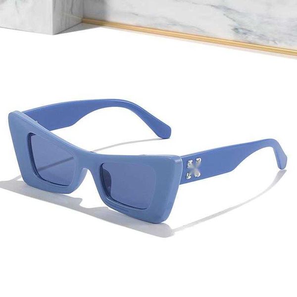Designer de óculos de sol de luxo da marca Brand White Top para mulher e homem Arrow x Frame Eyewear Bright Sun Glasses Sports Travel Sunglasse CQac com caixa original
