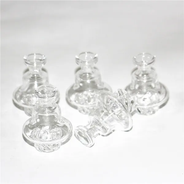 Wasserpfeifen Neue 35-mm-Glas-Terp-Carb-Cap-Blase mit dicken Pyrex-2-Luftarmen, die Terp-Perlen drehen, GTR-Tops, Karpfen-Dabber zum Rauchen