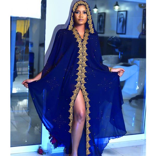 Abbigliamento etnico Ramadan Abaya Dubai Kaftan Abito hijab musulmano abiti da sera africana per donne kimono Robe femme caftan ISLAM Clothing 230215