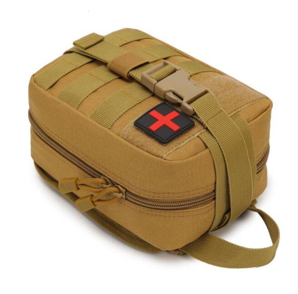 Su geçirmez naylon bel çantaları taktik molle çantası tıbbi ilk yardım hizmeti acil durum torbası kamp yürüyüş tıbbi kuşak bel paketi